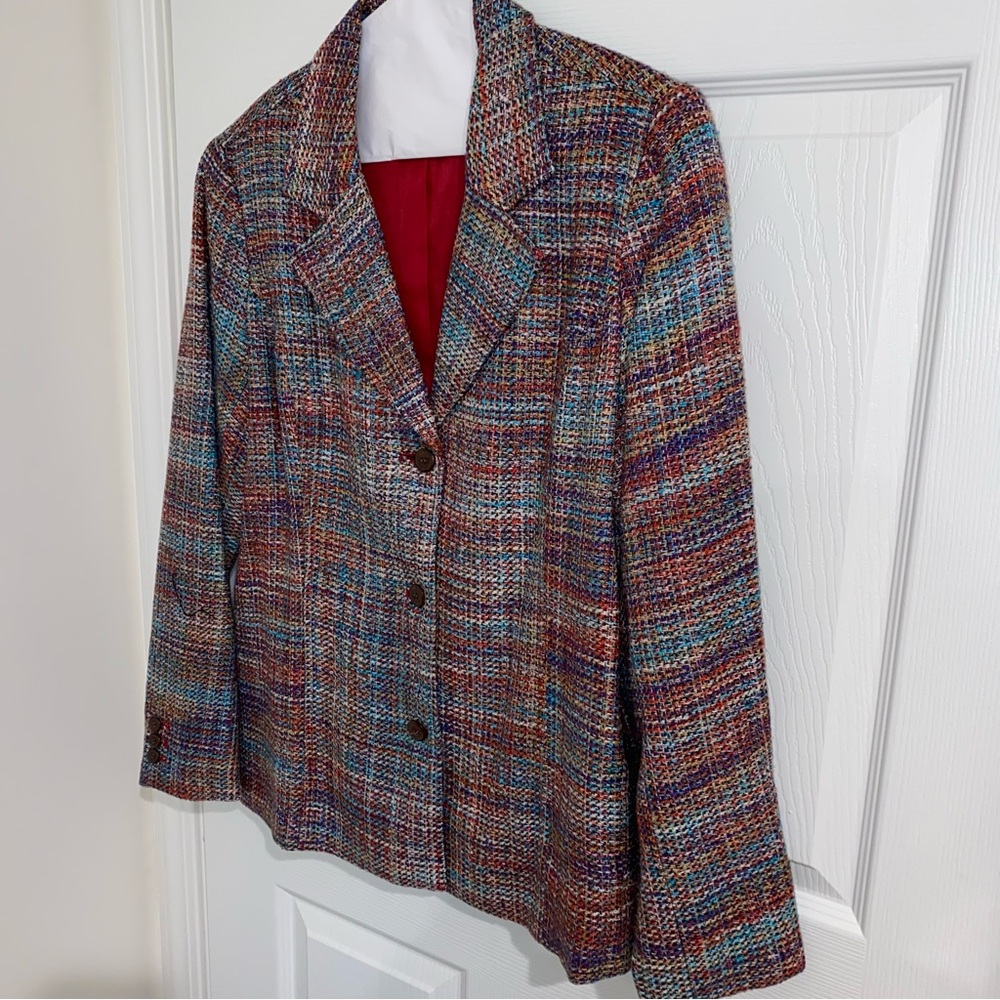 Multicolor Coldwater Creek  Women's Jacket/Blazer - Size Large